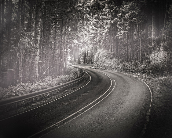 B/W Road