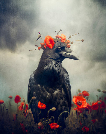 Sitting in the Poppies